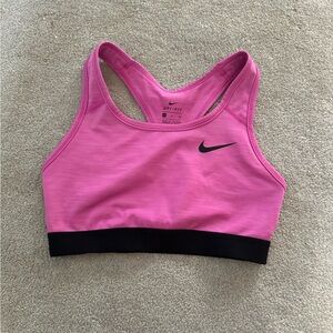 Pink Nike Sports Bra (Size S)